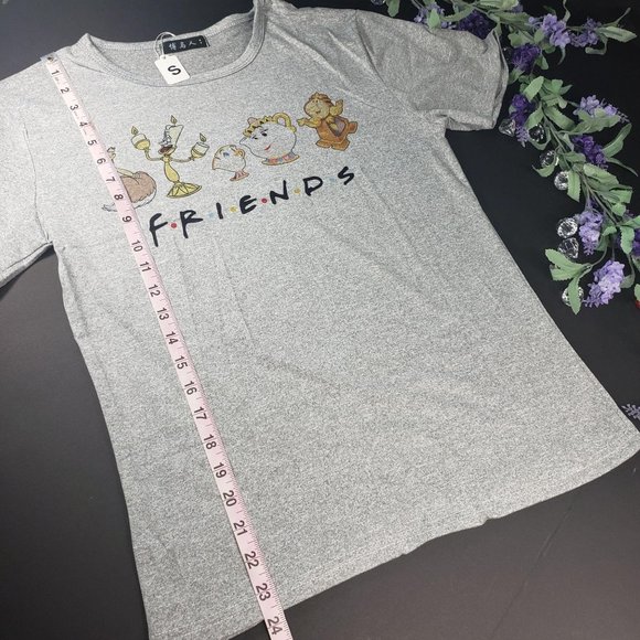 Beauty and the Beast FRIENDS T-Shirt - Picture 2 of 11